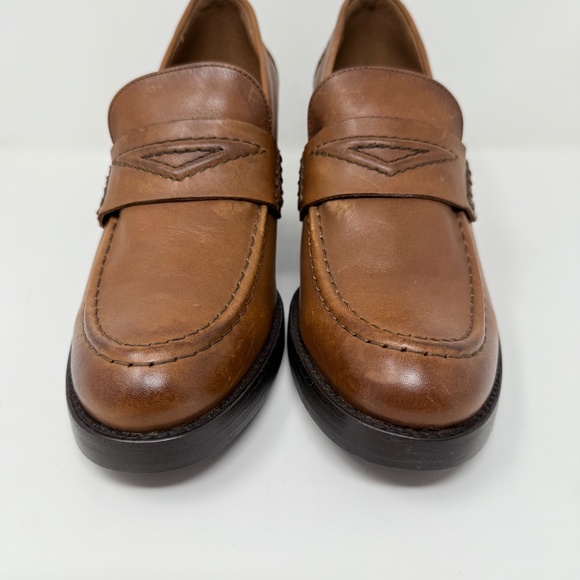 New Frye Jean Loafers Caramel Women's Sz 10 - Picture 8 of 12